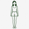 Young Girl Clip Art SVG Design File A young girl illustration created as vector art for various design applications.