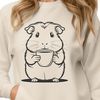 Cute Guinea Pig SVG Icon A Guinea Pig icon designed as a scalable graphic image.