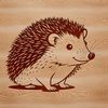Quilled Cutie An illustration of a small mammal with spikes, commonly found in gardens and forests.