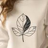 Free Vector Graphic of a Single Leaf High-quality vector illustration of a single green leaf with detailed veins and edges.