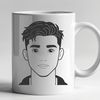 Commercial Use Male SVG Template Male figure in vector form, suitable for commercial and personal projects.