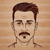 Free SVG Illustration of a Man A detailed illustration of a male figure in vector format.