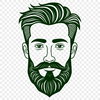 Bearded Gentleman SVG Design A single male figure with facial hair and casual clothing.