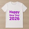 A simple vector design featuring the year 2026 in a clean, modern style.