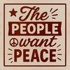 A collection of inspirational anti war quotes and messages in a clean vector font.