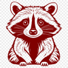 Free Beautiful Clip Art Raccoon Download A detailed illustration of a raccoon, created as a vector graphic in SVG format.