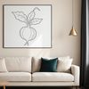 Radish SVG Cut File An SVG graphic representation of a root vegetable radish design.