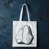 Rock Graphic in SVG Format Geometric illustration of a rock in vector format, suitable for commercial or personal design projects.