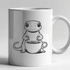 Beautiful Salamander Clip Art Design An illustration of a salamander in vector format.