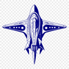 A futuristic spaceship illustration in vector format, suitable for digital design and cutting machine projects.