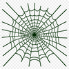 A delicate, intricate spider web design created in scalable vector graphics format.