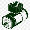 Mechanical Marvel SVG A vector graphic representation of a motor highlighting its mechanical parts and structure.
