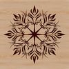 Free Christmas Clipart Download A delicate snowflake design made from intricate vector lines and shapes, ideal for winter-themed projects and designs.