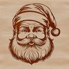 Santa Claus Icon in SVG Format A illustration of the traditional figure of Father Christmas, often associated with the holiday season.