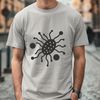 Illustrative representation of a single cell Bacteria in a microscopic format