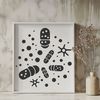 Vector Germ Design for Cricut and Laser Cutters A vector illustration of a single bacterium, highlighting its cellular structure.