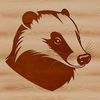 Wildlife Illustration - Badger Vector Graphic Vector illustration of a badger, a wild animal found in various ecosystems.