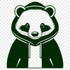 A detailed illustration of a wild animal's head and body, specifically a badger.