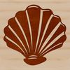 Beautiful Seaside Motif A stylized illustration of a seashell in various shapes and lines, suitable for digital crafting and design projects.
