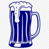 Glass of Brew Artwork A stylized illustration of a glass of beer.