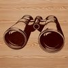 Nature Lovers Optics Outdoor enthusiasts using binoculars for wildlife observation in a natural setting.