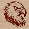 Vector illustration of a bird's head, specifically an eagle, suitable for digital and commercial use.