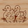 Quacky Cartoon Duck Illustration A cartoon illustration of a duck with feathers and beak, suitable as clip art or vector design.