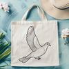 Beautiful Free Bird SVG A detailed illustration of a dove, suitable for vector design projects.