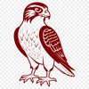 Realistic Falcon Vector Image A realistic illustration of a falcon in vector format, suitable for commercial and personal use.