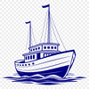 Sailboat Design Vector Graphics SVG illustration of a sailboat with a flat vector design suitable for various applications.