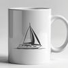 Nautical Vector Graphics A high-quality vector illustration of a boat, suitable for use in various design applications.