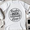 An illustration of a person reading from a book with inspirational quotes and typography.