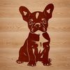 Sitting Dog Breed Illustration - Free Download A sitting dog breed, the Boston Terrier, depicted in a vector design.