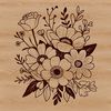 Beautiful Floral Bouquet A colorful bouquet of flowers arranged in a decorative style.