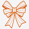 Decorative Bow Vector Illustration A simple vector illustration of a decorative bow with ribbon ends.