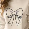 Beautiful Clip Art Graphic An illustrative bow graphic created using scalable vector graphics (SVG) technology.