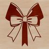Beautiful Vector Bow Clip Art Design Decorative bow design made from vector shapes, ideal for crafting and DIY projects.
