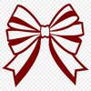 Stylish Bow SVG File A colorful ribbon bow with a symmetrical design, suitable for crafting and design projects.
