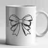 Colorful Bow Ribbon Design A colorful bow ribbon design with intricate details, ideal for crafting and DIY projects.