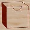 A simple vector box design created in SVG format.