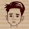Free Vector Child Illustration A high-resolution digital illustration of a young boy, created as an SVG file.