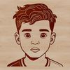 Child Character SVG Design An illustration of a young child.