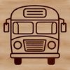Colorful Bus Illustration A digital illustration of a bus in vector format.