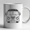 Scalable Bus Icon A high-quality digital image of a bus made from scalable SVG code.