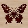 A colorful illustration of a butterfly with delicate wings and antennae, suitable for various graphic design purposes.