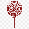 Sweet Candy Vector Artwork Vector graphic design of a sweet treat, perfect for crafting or digital projects.