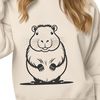 Vector Capybara Graphic Design Asset A digital illustration of a capybara, a large rodent native to South America.