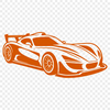 Speedster Design SVG A high-speed racing car with sleek design and detailed lines.