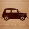 A detailed vector illustration of a vehicle in various design styles.