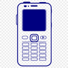 A modern smartphone with sleek design and touchscreen interface.